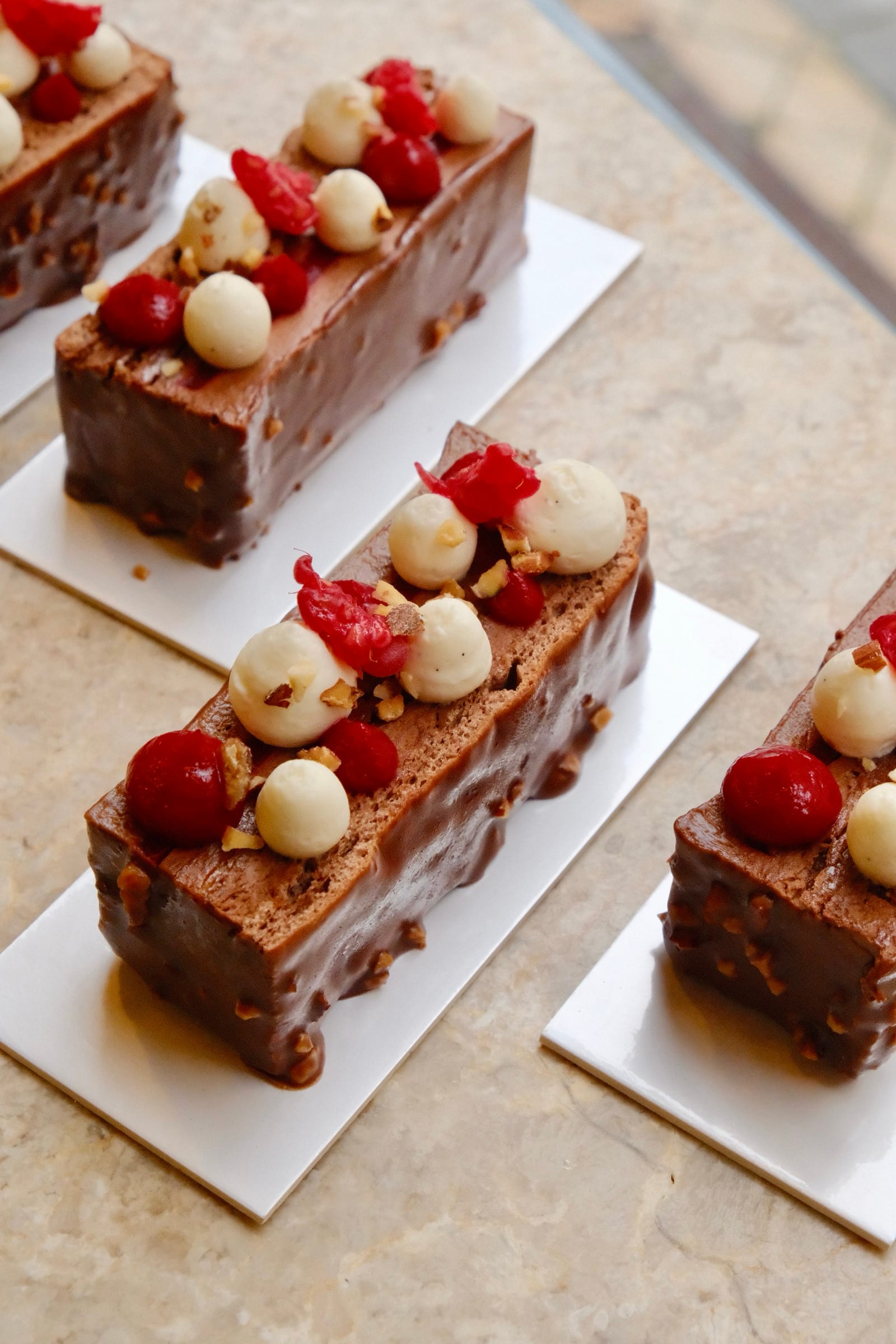 Entremet choco framboise