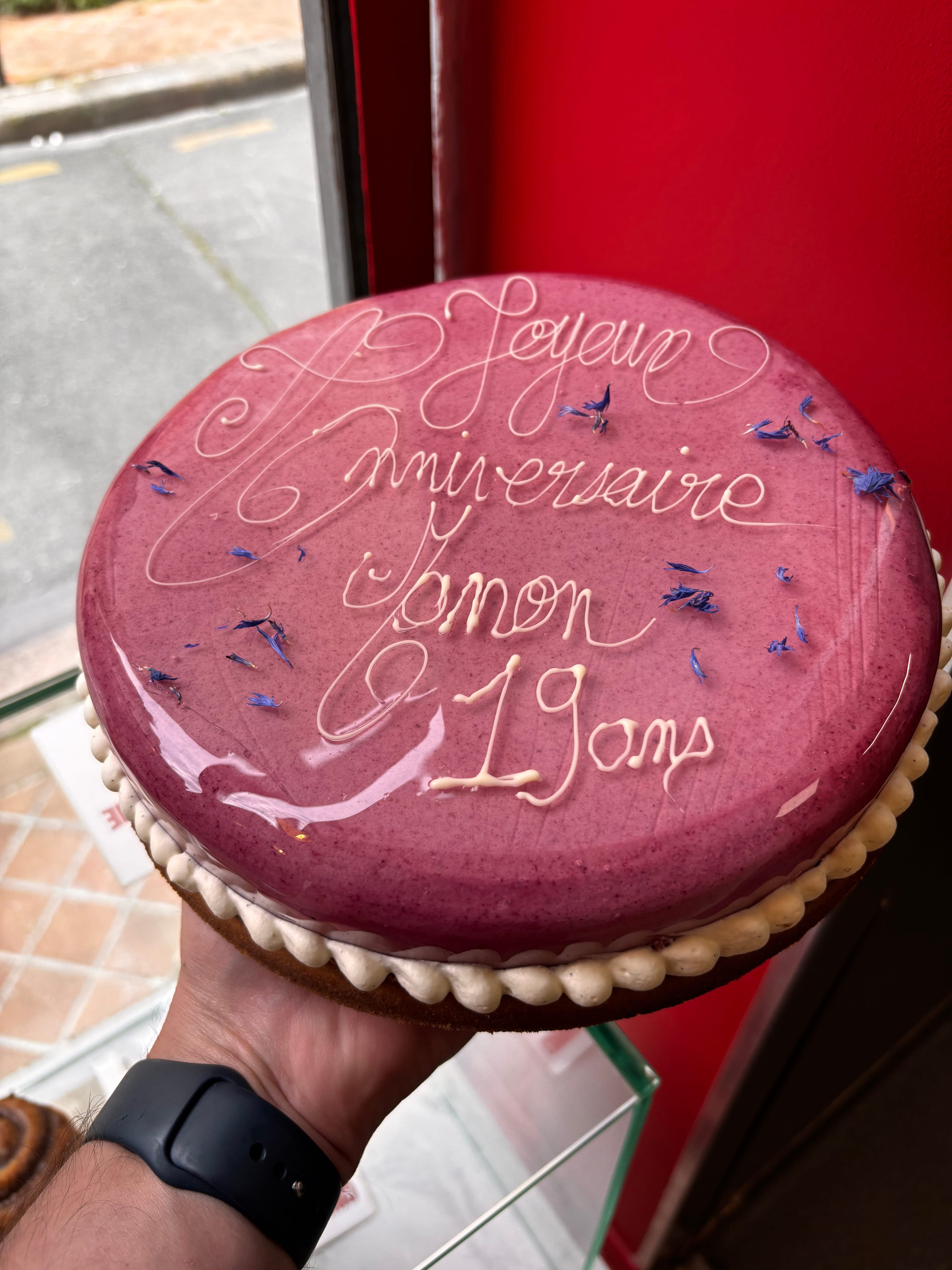 Tarte amandes fruit rouges